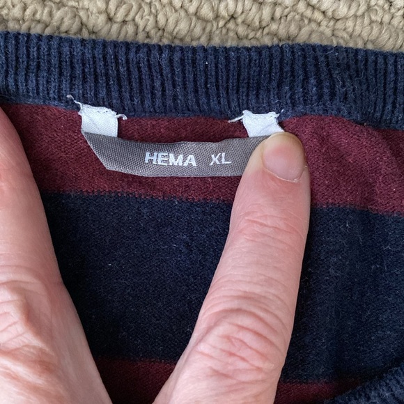 XL sz Hema cotton blend sweater but really more of a M/L size. Lightweight - Picture 2 of 5